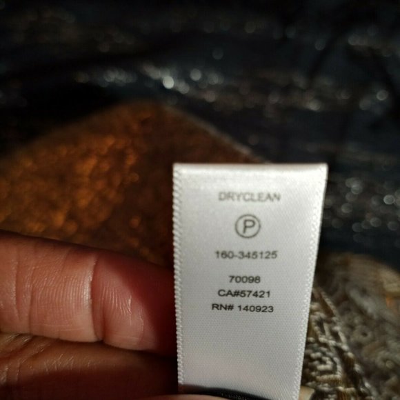 Ann Taylor LOFT Gold Embroidered Skirt Size PS - Picture 5 of 9